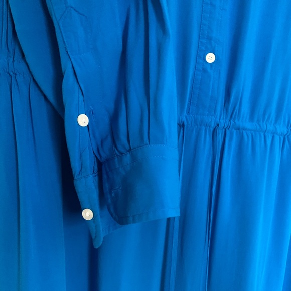 Lauren Ralph Lauren blue lightweight shirt dress Size 18W - Picture 10 of 16